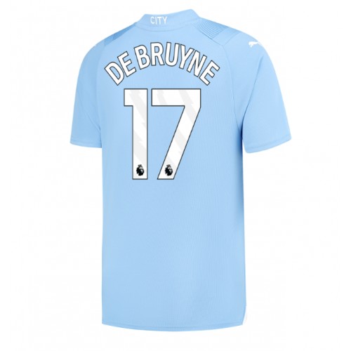 Manchester City Kevin De Bruyne #17 Hjemmedrakt 2023-24 Kortermet Manchester City Kevin De Bruyne #17 Hjemmedrakt 2023-24 Kortermet